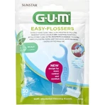 Зубна нитка GUM Easy Flosser, 30 шт + дорожній чохол 1×30 шт, зубна нитка: ціни та характеристики