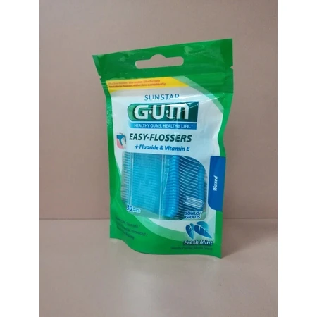 Зубна нитка GUM Easy Flosser, 30 шт + дорожній чохол 1×30 шт, зубна нитка: ціни та характеристики