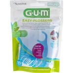 Зубна нитка GUM Easy Flosser, 30 шт + дорожній чохол 1×30 шт, зубна нитка: ціни та характеристики