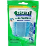 Зубна нитка GUM Easy Flosser, 30 шт + дорожній чохол 1×30 шт, зубна нитка: ціни та характеристики