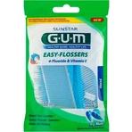 Зубна нитка GUM Easy Flosser, 30 шт + дорожній чохол 1×30 шт, зубна нитка: ціни та характеристики