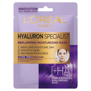 L'Oreal Hyaluron Specialist, увлажняющая и омолаживающая маска для подмышек, 30 г