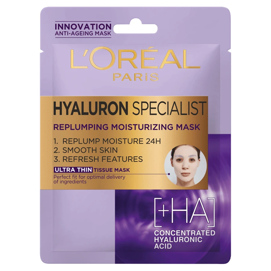 L'Oreal Hyaluron Specialist, увлажняющая и омолаживающая маска для подмышек, 30 г: цены и характеристики