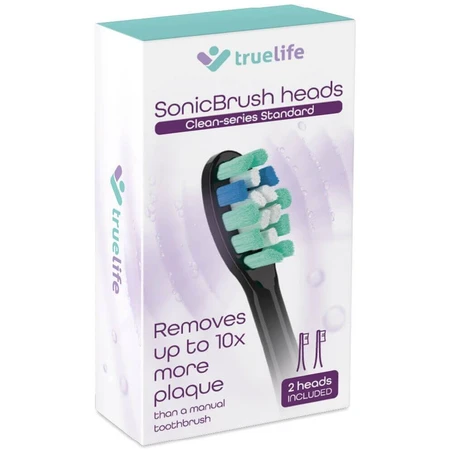 Насадки TrueLife SonicBrush серии Clean Стандартная черная Сменные насадки 2 шт.: цены и характеристики