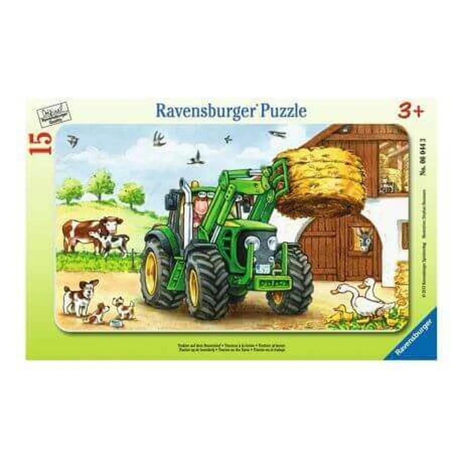 Пазл "Фермерский трактор", 15 деталей, Ravensburger: цены и характеристики