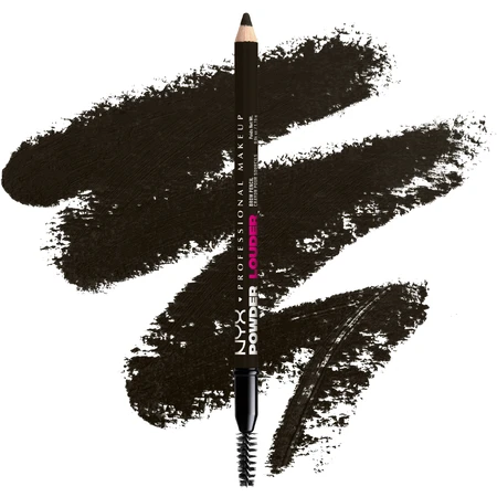 NYX Professional Makeup Powder Louder Brow Pencil Powder Blush, чорний: ціни та характеристики