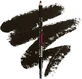 NYX Professional Makeup Powder Louder Brow Pencil Powder Blush, чорний