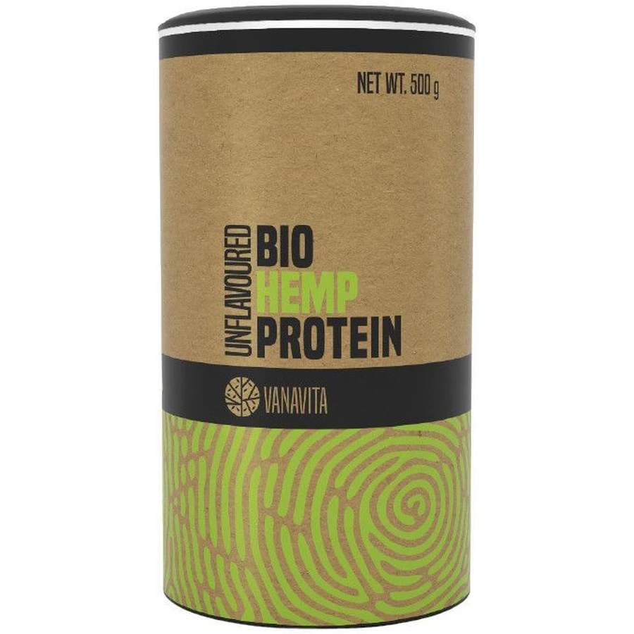 VanaVita BIO Конопляний протеїн без смаку 500 г: ціни та характеристики
