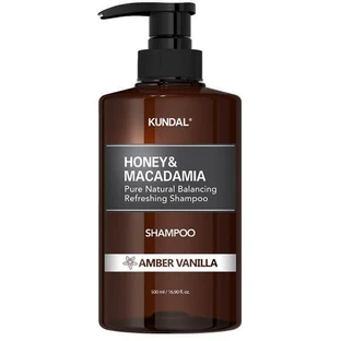 Kundal ampone Honey&Macadamia Nature - натуральный увлажняющий ампон с ванилью 500 мл