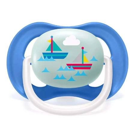 Avent Ultra Air, силіконова пустушка, ортодонтична, для хлопчика, SCF080/03, 6-18 місяців, 2 пари: ціни та характеристики