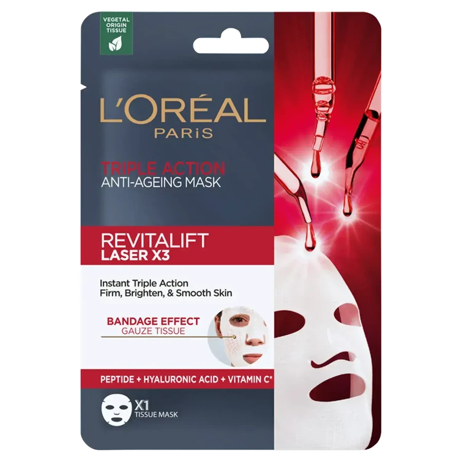 L Oreal Paris Revitalift Laser X3 Маска тройного действия против морщин, 28 г: цены и характеристики