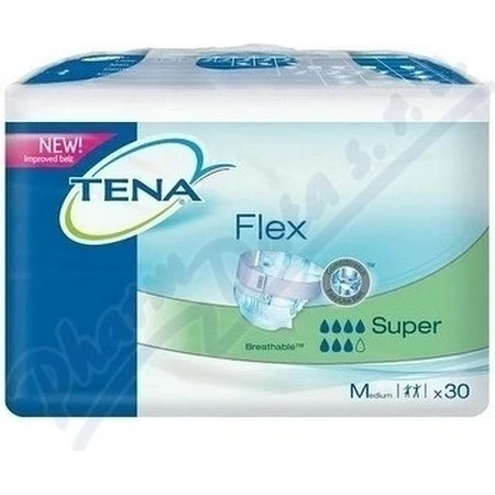 TENA Flex Super M 1×30 шт, трусы от недержания с быстросъемным поясом: цены и характеристики