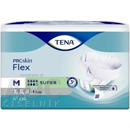 TENA Flex Super M 1×30 шт, трусы от недержания с быстросъемным поясом: цены и характеристики