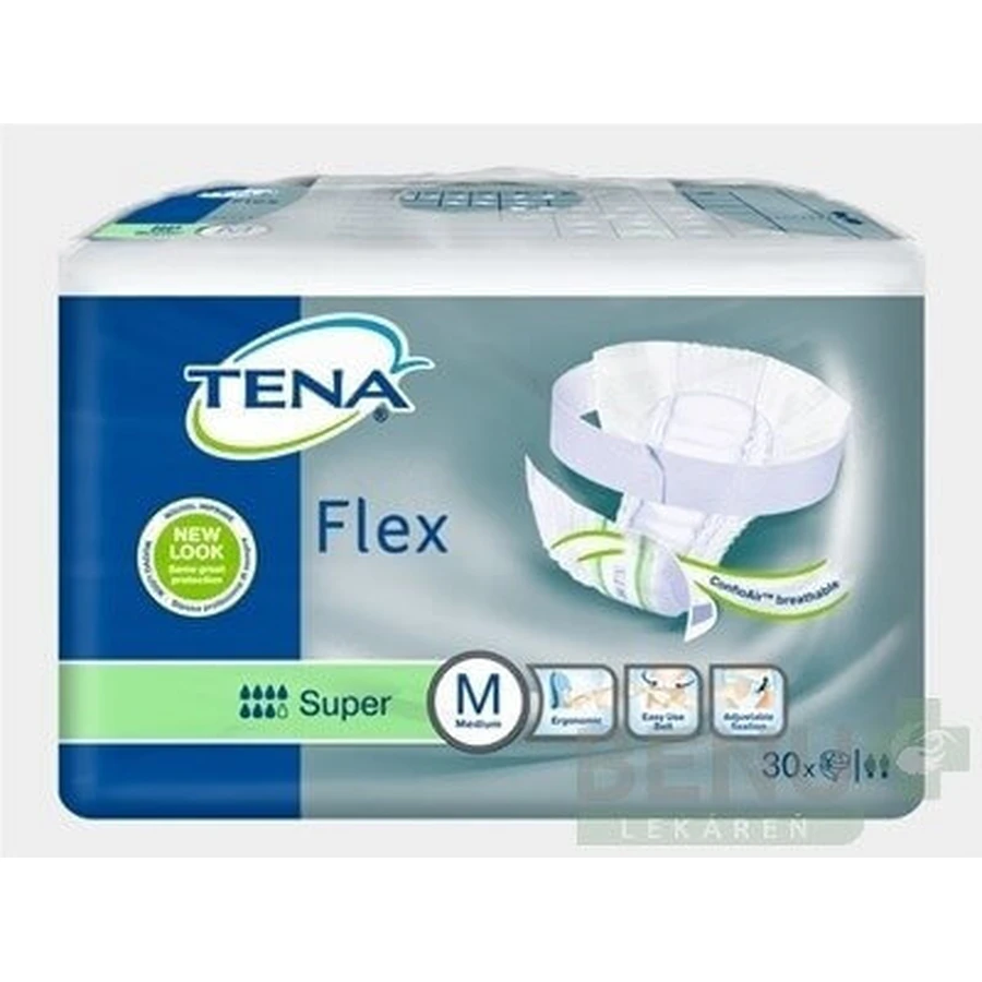 TENA Flex Super M 1×30 шт, трусы от недержания с быстросъемным поясом: цены и характеристики