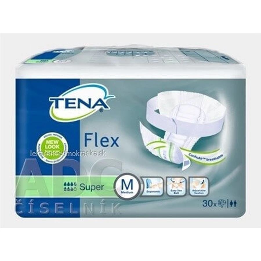 TENA Flex Super M 1×30 шт, трусы от недержания с быстросъемным поясом: цены и характеристики