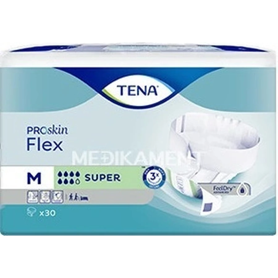 TENA Flex Super M 1×30 шт, трусы от недержания с быстросъемным поясом: цены и характеристики