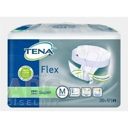 TENA Flex Super M 1×30 шт, трусы от недержания с быстросъемным поясом: цены и характеристики