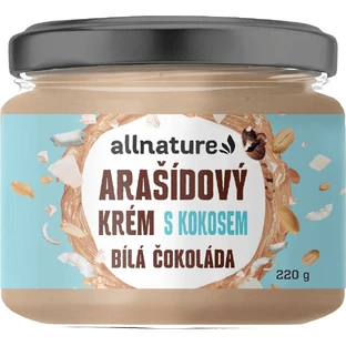 Allnature Araid крем з білим шоколадом та кокосом 220 г