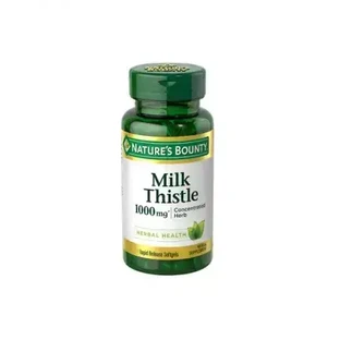 Силимарин молочного чертополоха 1000 мг, 30 + 10 капсул, Nature's Bounty