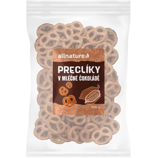 Allnature Кренделі в молочному шоколаді 500 г