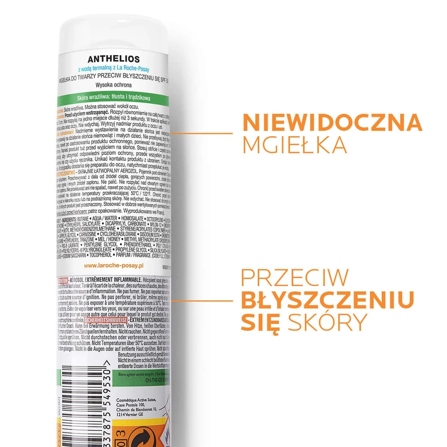 La Roche-Posay Anthelios Mist SPF50+ 75 мл: ціни та характеристики