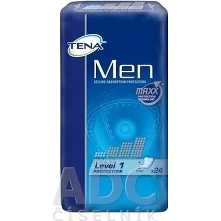 TENA Men Level 1 1×24 шт, прокладки от недержания для мужчин: цены и характеристики