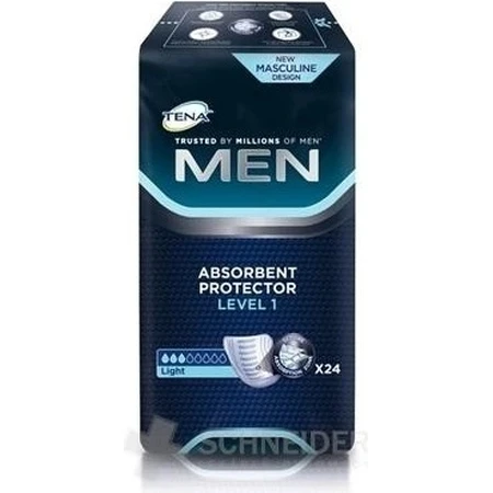 TENA Men Level 1 1×24 шт, прокладки от недержания для мужчин: цены и характеристики