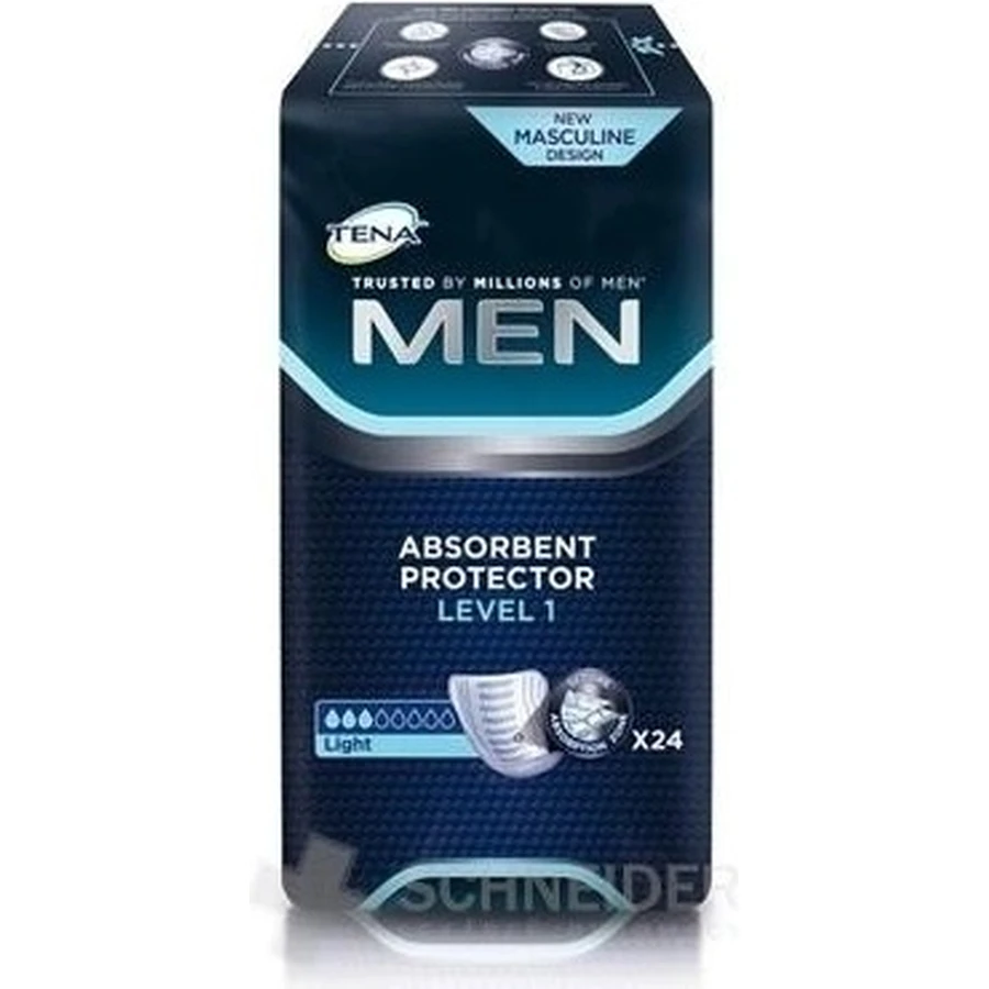 TENA Men Level 1 1×24 шт, прокладки от недержания для мужчин: цены и характеристики