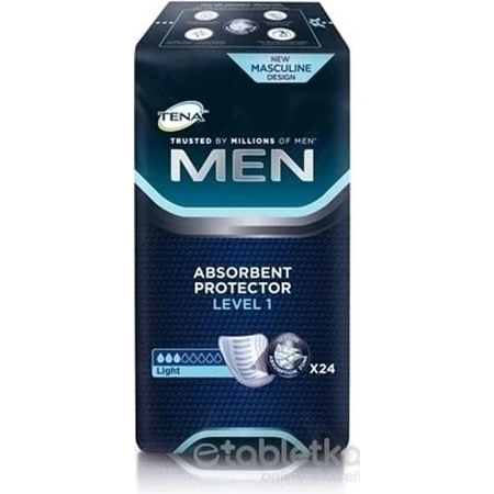 TENA Men Level 1 1×24 шт, прокладки от недержания для мужчин: цены и характеристики
