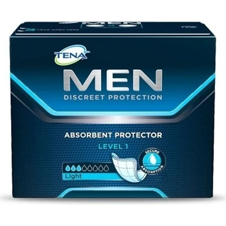 TENA Men Level 1 1×24 шт, прокладки от недержания для мужчин: цены и характеристики