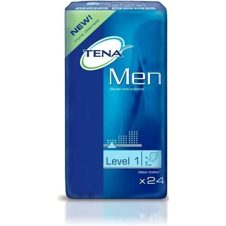 TENA Men Level 1 1×24 шт, прокладки от недержания для мужчин: цены и характеристики