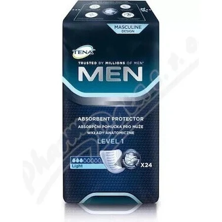 TENA Men Level 1 1×24 шт, прокладки от недержания для мужчин: цены и характеристики