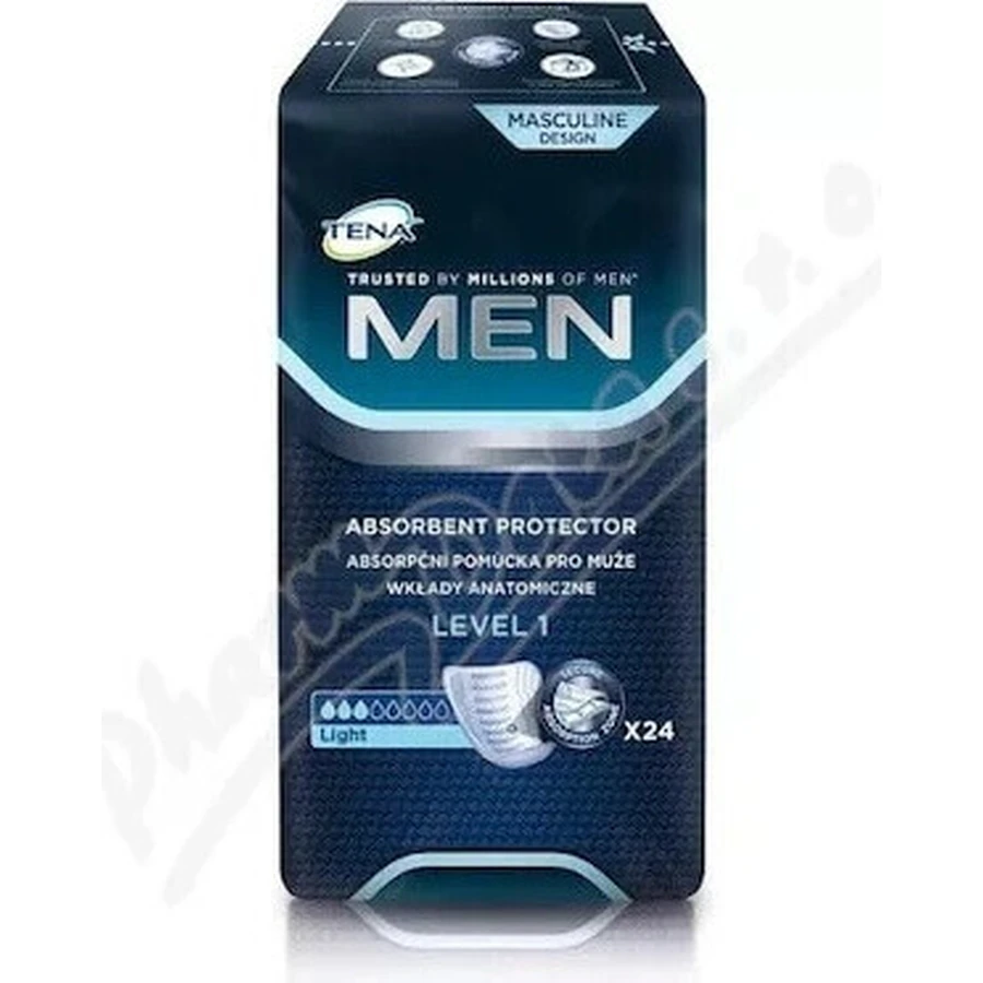 TENA Men Level 1 1×24 шт, прокладки от недержания для мужчин: цены и характеристики