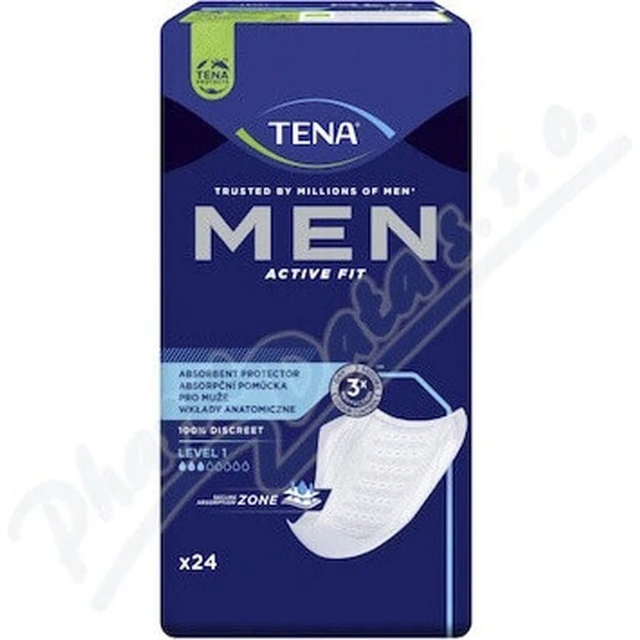 TENA Men Level 1 1×24 шт, прокладки от недержания для мужчин: цены и характеристики