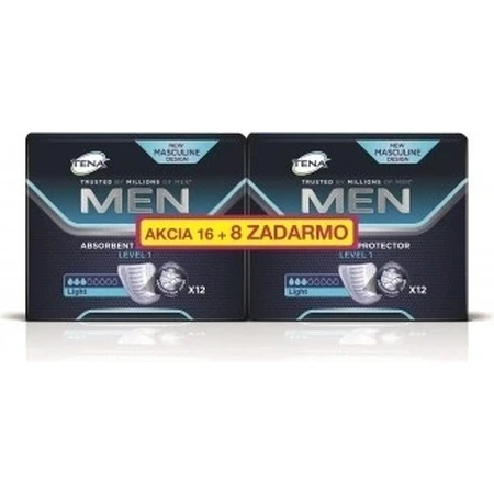 TENA Men Level 1 1×24 шт, прокладки от недержания для мужчин: цены и характеристики