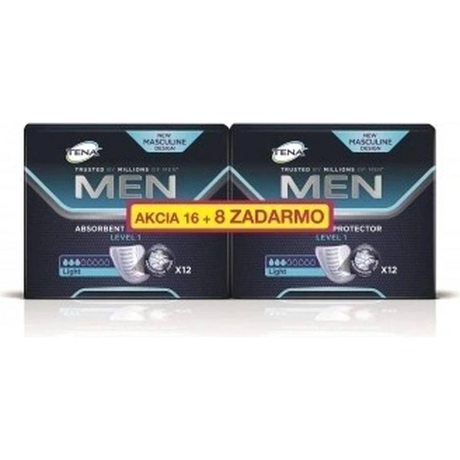 TENA Men Level 1 1×24 шт, прокладки от недержания для мужчин: цены и характеристики