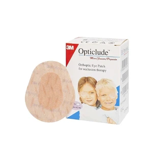 Пов'язка очна для оклюзійної терапії Opticlude, 5x6,2 см, 20 штук, 3M