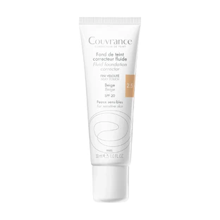 Avene Couvrance, Коригувальний флюїд, бежевий 2.5, SPF 20, 30 мл