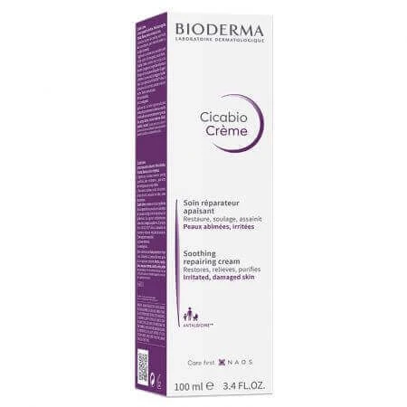 Крем для тела Bioderma Cicabio Cream Soothing & Repairing Cream, восстанавливающий, 100 мл: цены и характеристики