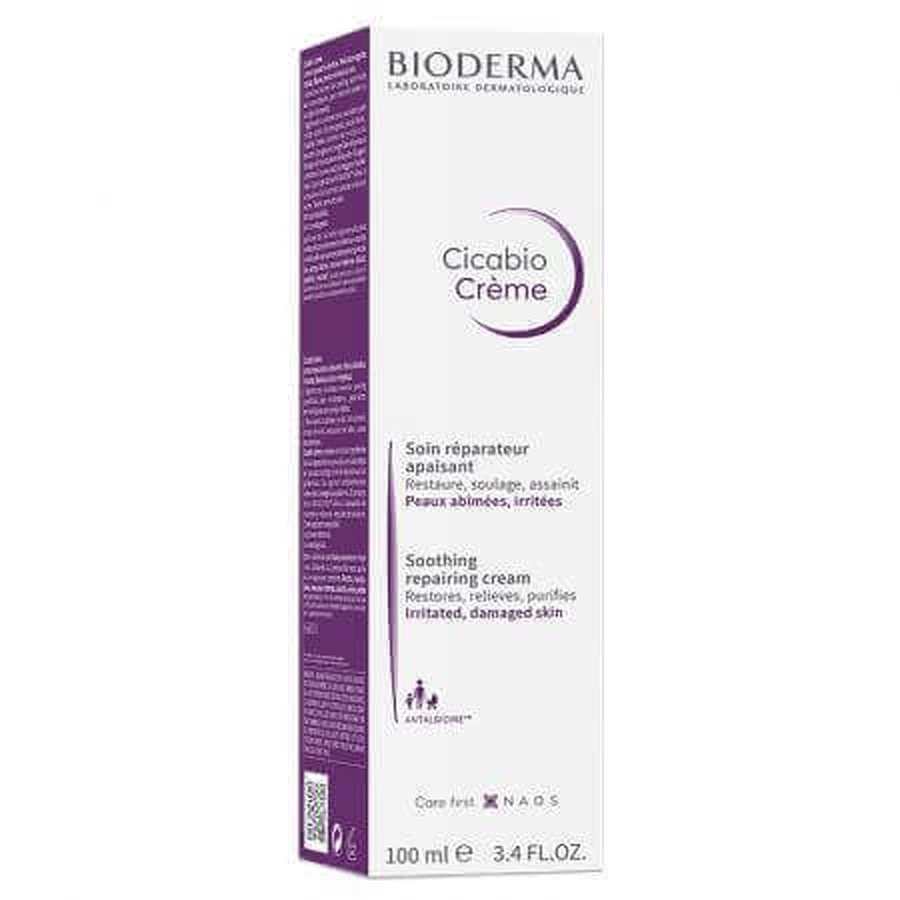 Крем для тела Bioderma Cicabio Cream Soothing & Repairing Cream, восстанавливающий, 100 мл: цены и характеристики