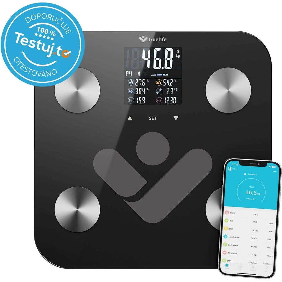 TrueLife FitScale W6 BT Black: ціни та характеристики