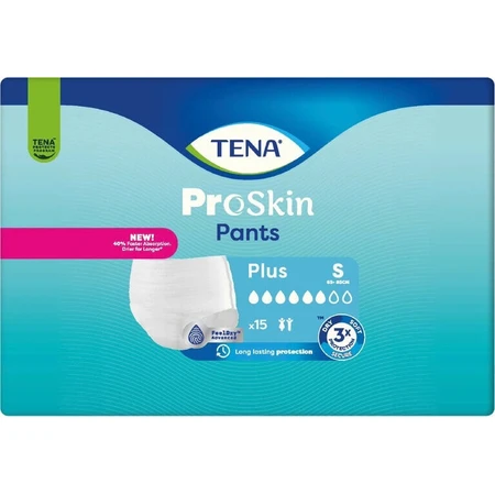 TENA Pants Plus S 1×15 шт, впитывающие трусы: цены и характеристики
