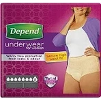 DEPEND SUPER L для женщин 1×9 шт, брюки-стрейч, обхват бедер 95-130 см: цены и характеристики