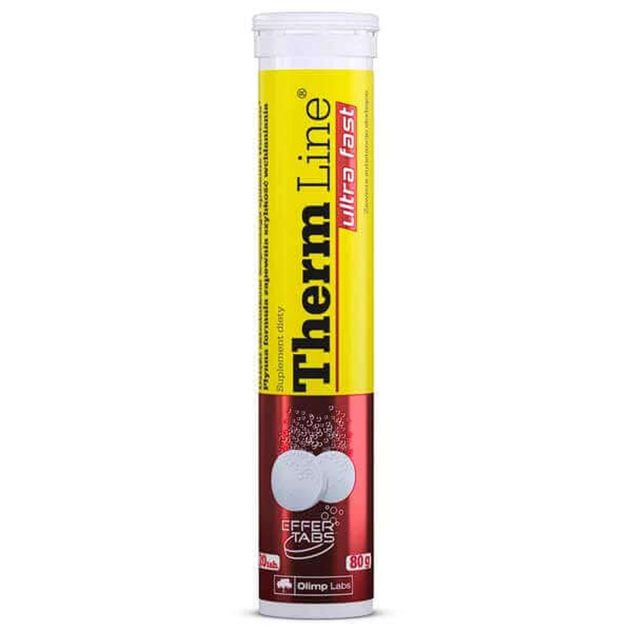 Olimp Therm Line Ultra Fast, апельсиновий смак, 20 шипучих таблеток: ціни та характеристики