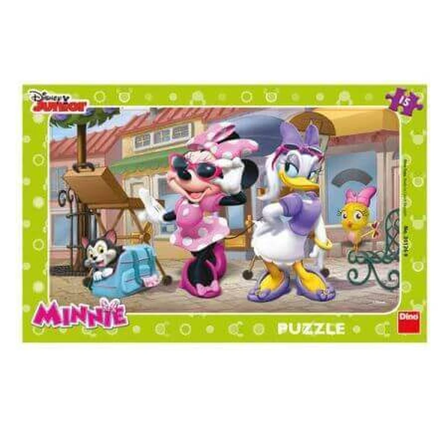 Пазл Мінні та Дейзі на прогулянці, 15 деталей, Dino Toys: ціни та характеристики