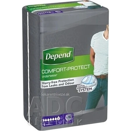 DEPEND NORMAL L/XL для чоловіків 1×9 шт, стрейч-труси: ціни та характеристики