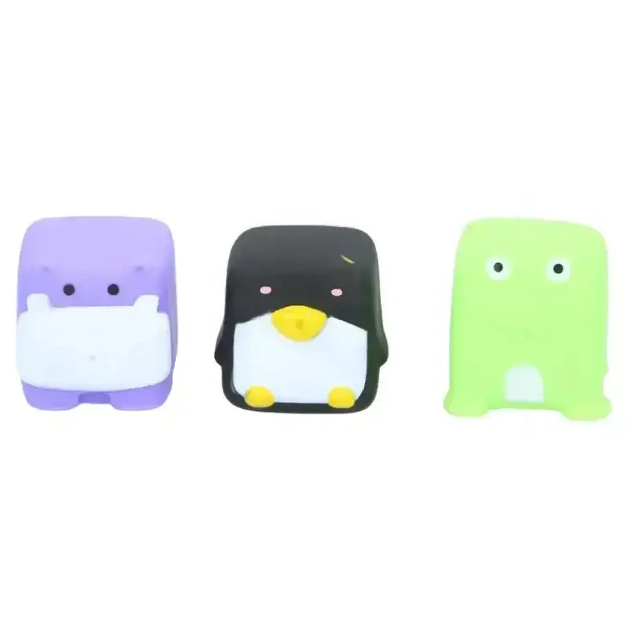 Набор из 3 игрушек для ванны Пингвин, Бегемот, Лягушка, Eddy Toys: цены и характеристики