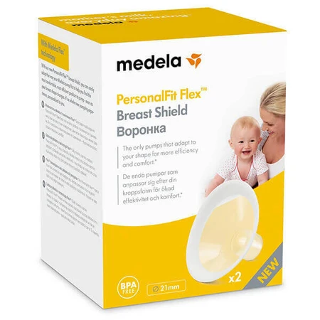 Лійка для молоковідсмоктувачів Medela Personal Fit Flex, 21 мм, 2 шт.: ціни та характеристики