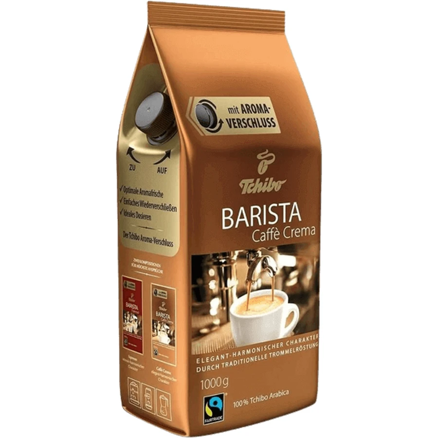 Tchibo Barista Caffe Crema кофе в зернах 1 кг: цены и характеристики