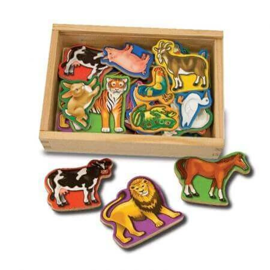 Дерев'яні тваринки з магнітом, 3 роки+, Melissa&Doug: ціни та характеристики